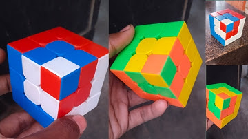 TWISTED RINGS PATTERN IN A 3x3 RUBIK