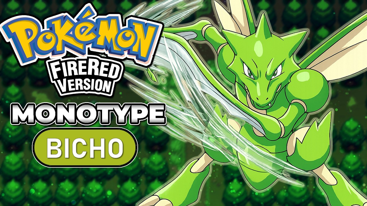 ¿Se puede pasar Pokémon Rojo Fuego SOLO con Tipo Bicho? I Monotype Nuzlocke
