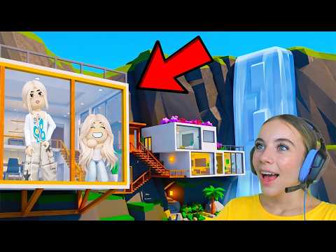 СТРОЮ ДОМ НА СКАЛЕ ДЛЯ МАЛЫША АЛЁНЫ в ROBLOX!