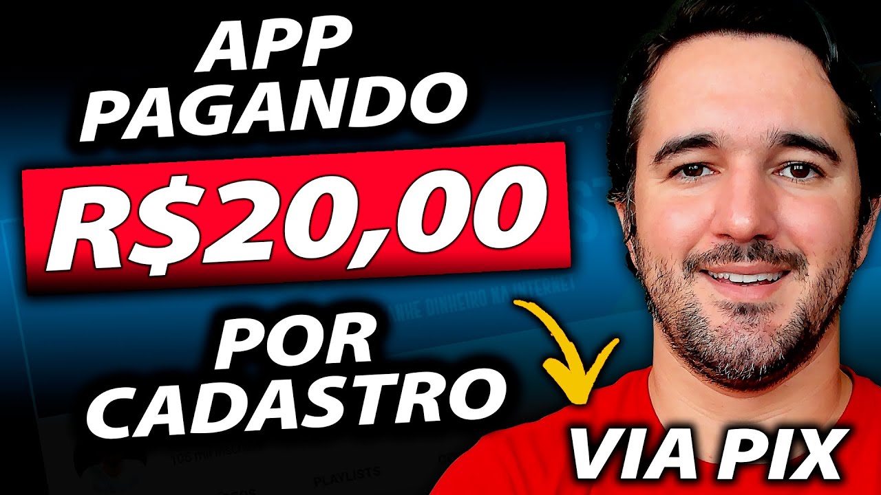 Ganhe R$20,00 Via Pix Agora [App Pagando Por Cadastro] Como Ganhar Pix Rápido