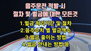 음주운전벌금 얼마나 나올까? 음주운전 적발 시 처리절차 및 벌금납부기간, 벌금 줄이는 방법, 벌금 사회봉사신청, 벌금 안내는 방법 등..