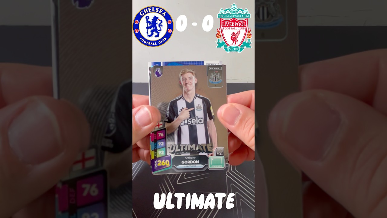 🔥Chelsea v Liverpool - Panini Adrenalyn XL Plus 2025 🔥