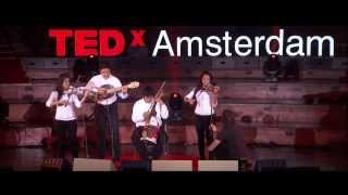 The world sends us garbage, we send back music: Favio Chavez at TEDxAmsterdam