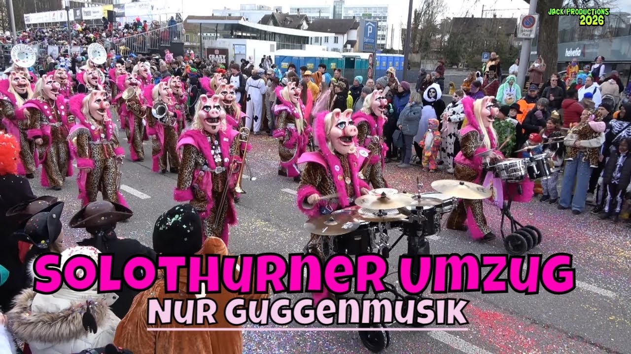 Solothurner Fasnacht 2026, Sonntag nur Guggen