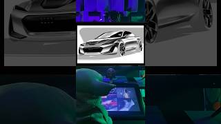 Audi Coupe Photoshop Rendering #cardesign #carsketch #autodesign #art #digitalart #photoshop