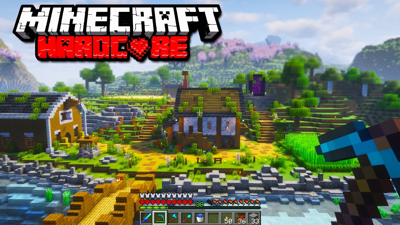 I Built the Coziest Base in Hardcore Minecraft - YouTube