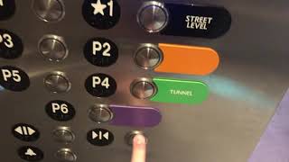 Set of 3 ThyssenKrupp Traction Parking Garage Elevators @ Lincoln Square South - Bellevue, WA