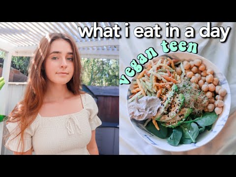 what i eat in a day // vegan teen