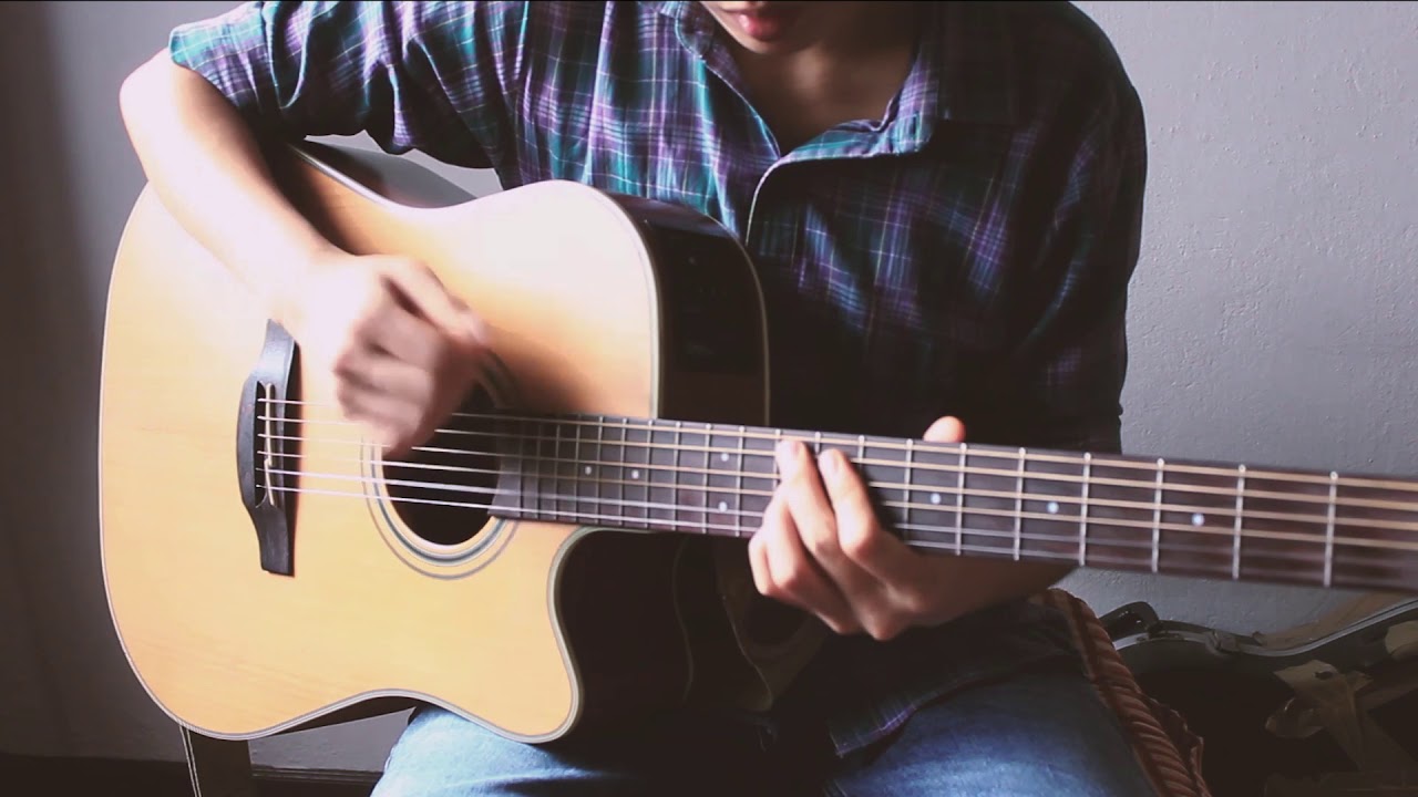 Nichijou OP - Hyadain no Kakakata Kataomoi-C - Guitar Cover