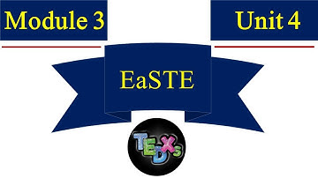 Module 3 | Unit 4 | EaSTE Module 3 | QAED | QAED Trainings | Teachers Training | TEDxs Guides