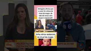 CASO ESTER DE 4 ANOS MORTA EM SÃO LOURENÇO DA MATA RECIFE SUSPEITO PRESO ACUSAÇÃO DE MAGIA NEGRA