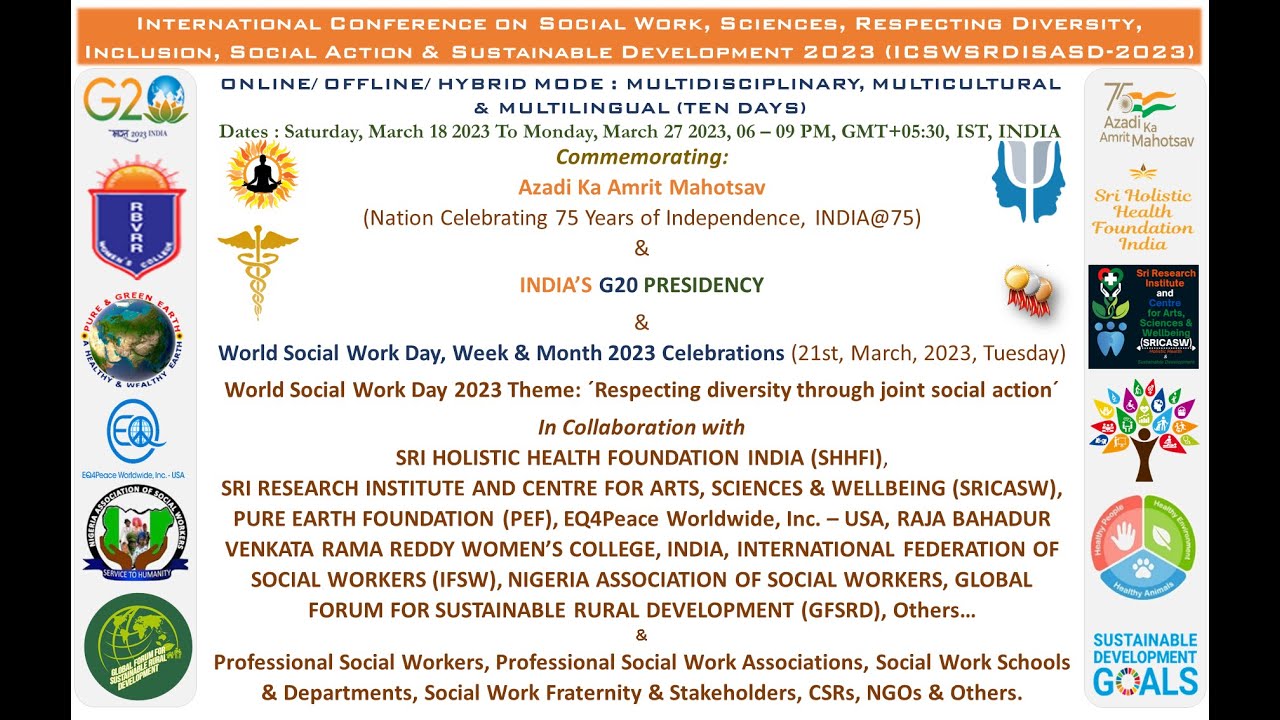 Day 10 - 27Mar2023 - Valedictory Sessions - ICSWSRDISASD-2023