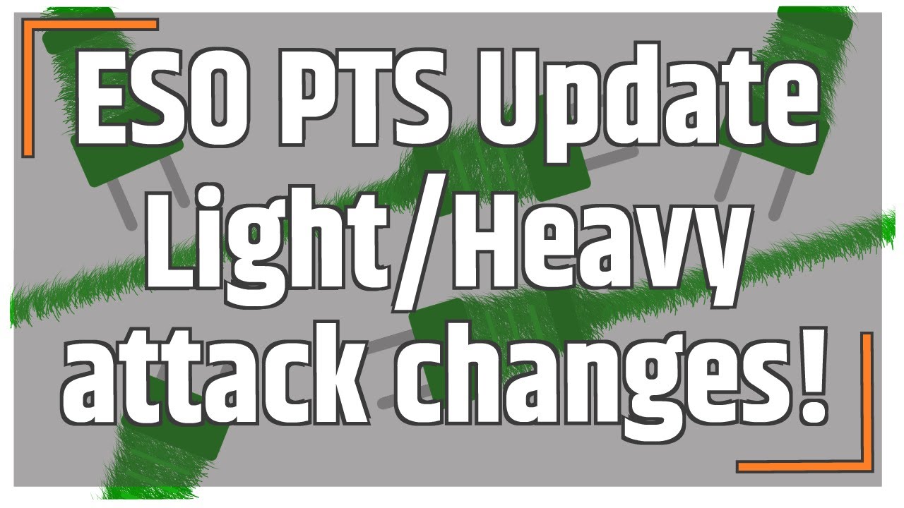 ESO light and heavy attack changes | PTS notes & PTS Gameplay