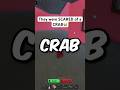 they were SCARED of a CRAB😭 trolling as a crab on roblox