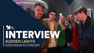 INTERVIEW: Sudden Lights (Latvia 2023) | Eurovision In Concert 2023