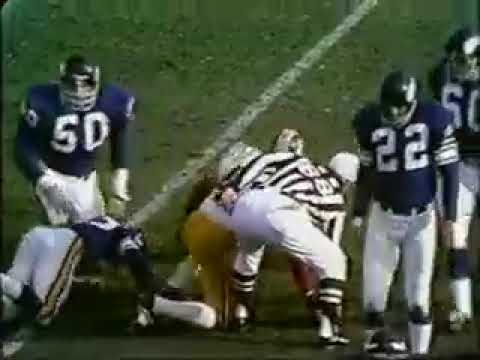 1973 NFC Divisional Redskins at Vikings 1st Half Only