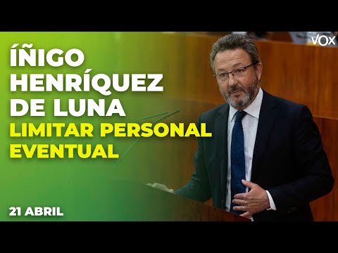 Intervención de ÍÑIGO HENRÍQUEZ DE LUNA sobre REDUCCIÓN ALTOS CARGOS