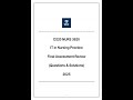 D220 Nurs 3620 It In Nursing Practice Final Assessment TEST BANK Wgu 2025 Latest Edition