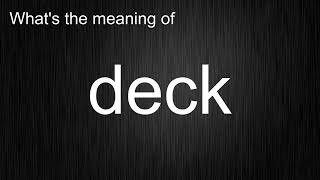 What's the meaning of \