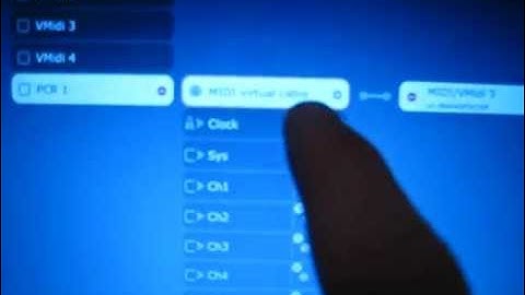 MIDI Control VST Synth from a control surface hooked up to networked PC...  via COPPERLAN