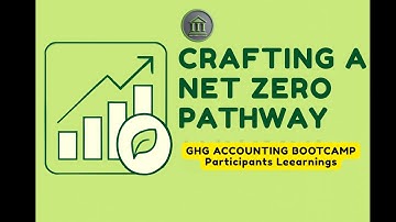 Crafting a Net Zero Pathway: GHG Bootcamp from ESGPro Bootcamp | Achieving Net Zero Emissions #esg
