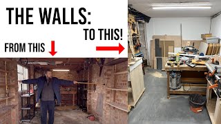 The Walls - Small Garage to Small Workshop