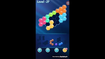 Master with Block Hexa Puzzle level 27