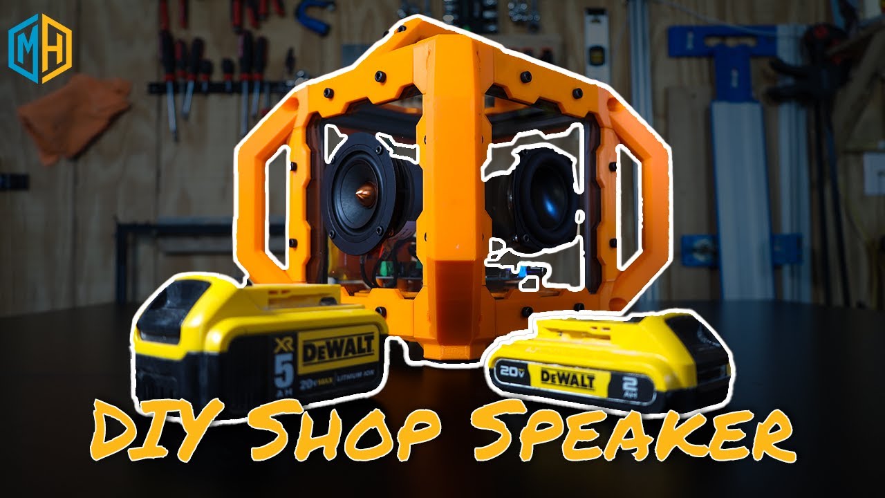 I Made a Universal Power Tool Bluetooth Speaker!