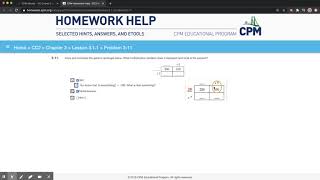 Homework Help (CPM) Profile