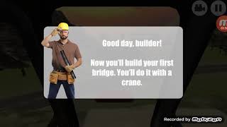 Bridge Construction Crane Sim #Android screenshot 1