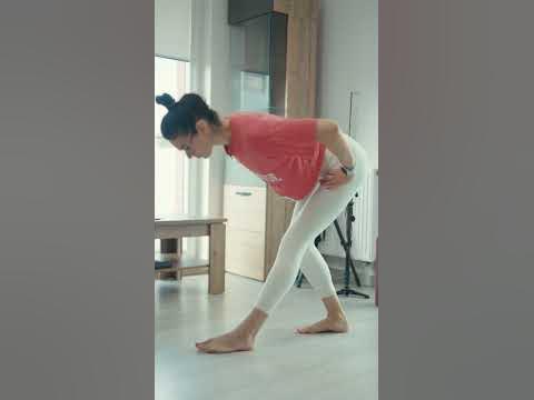 Вертикальная растяжка ног #стретчинг #ноги - YouTube