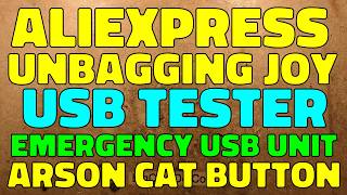AliExpress unbagging joy - arson-cat, USB meter, PCB switches