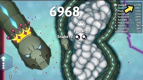Snake.Io Pro Giant Snake Vs Troll Tiny Snake! Epic Snakeio Gameplay