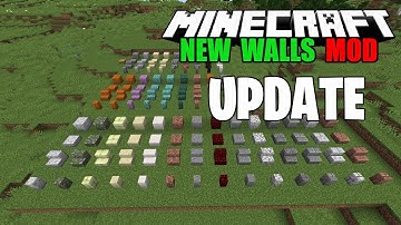 NEW WALLS MOD SHOWCASE: MINECRAFT 1.15.2 (UPDATE 1.1.0)