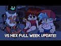 Friday Night Funkin Mod Showcase VS Hex Mod (FULL WEEK UPDATE!) + Cutscene! (Hard)