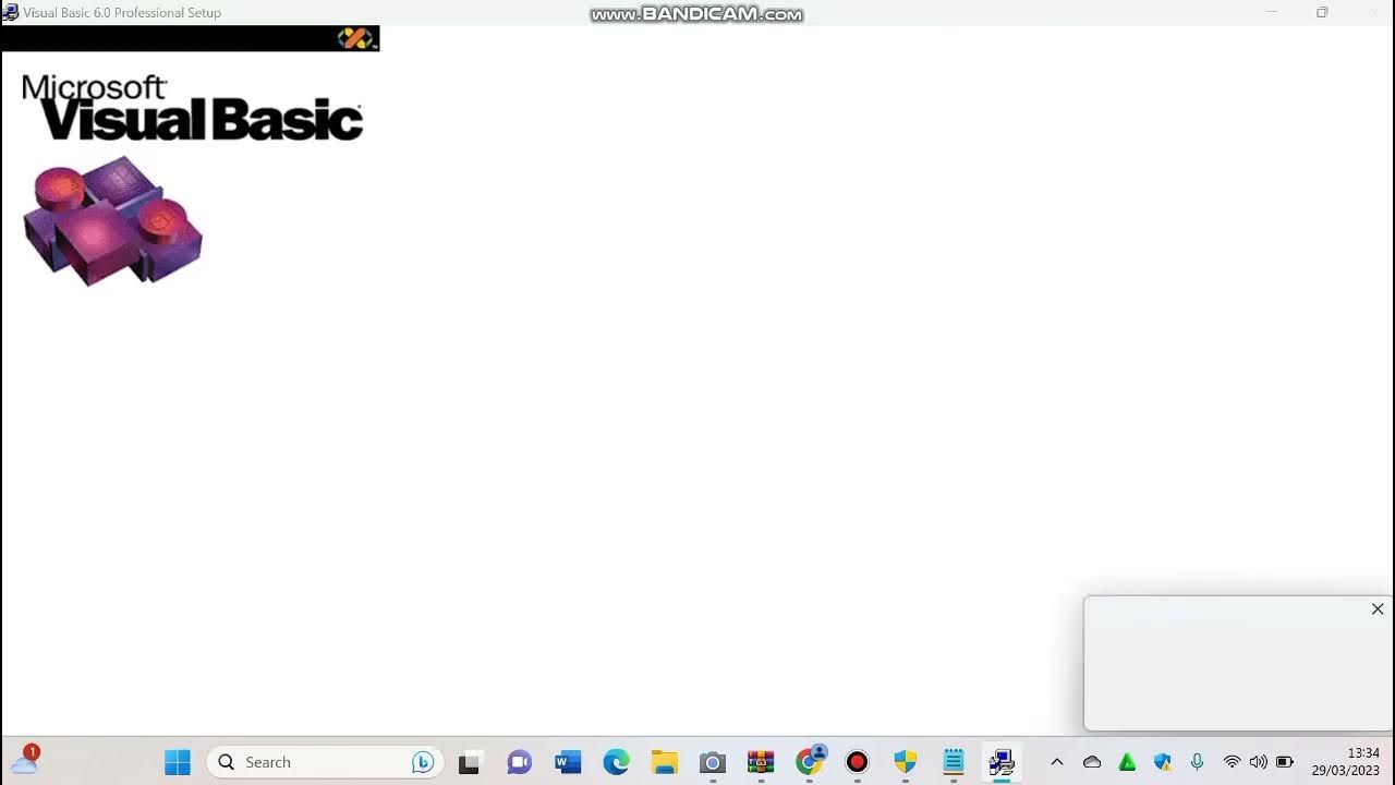 Tutorial menginstal aplikasi visual basic 6 0 windows 11 youtube