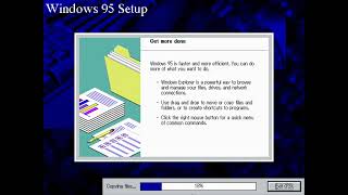 Installing Windows 95 Build 720
