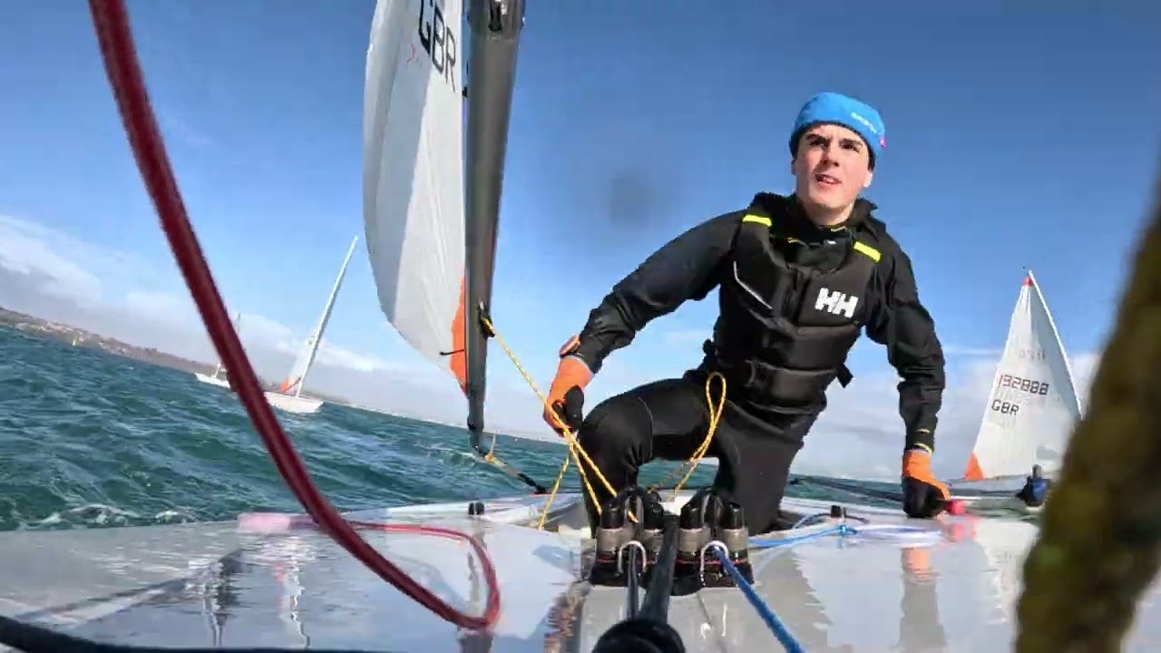 ILCA 4 at WPNSA Saturday 7th Feb 20-25kns 