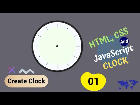 Build A Clock With HTML, CSS & JavaScript: HOUR MARKS - Draw A Clock and Hour Marks