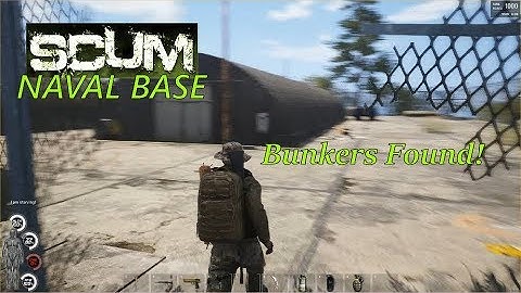 SCUM - NEW Naval Base Loot Bunkers Found!. There IS Domed Loot Bunkers!