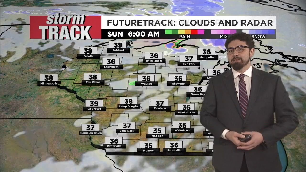 Mix of Sun and Clouds with Warm Temps and Breezy Winds - YouTube
