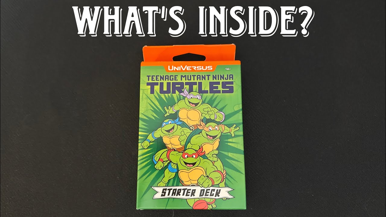 Universus - Teenage Mutant Ninja Turtles Starter Deck Opening and Review