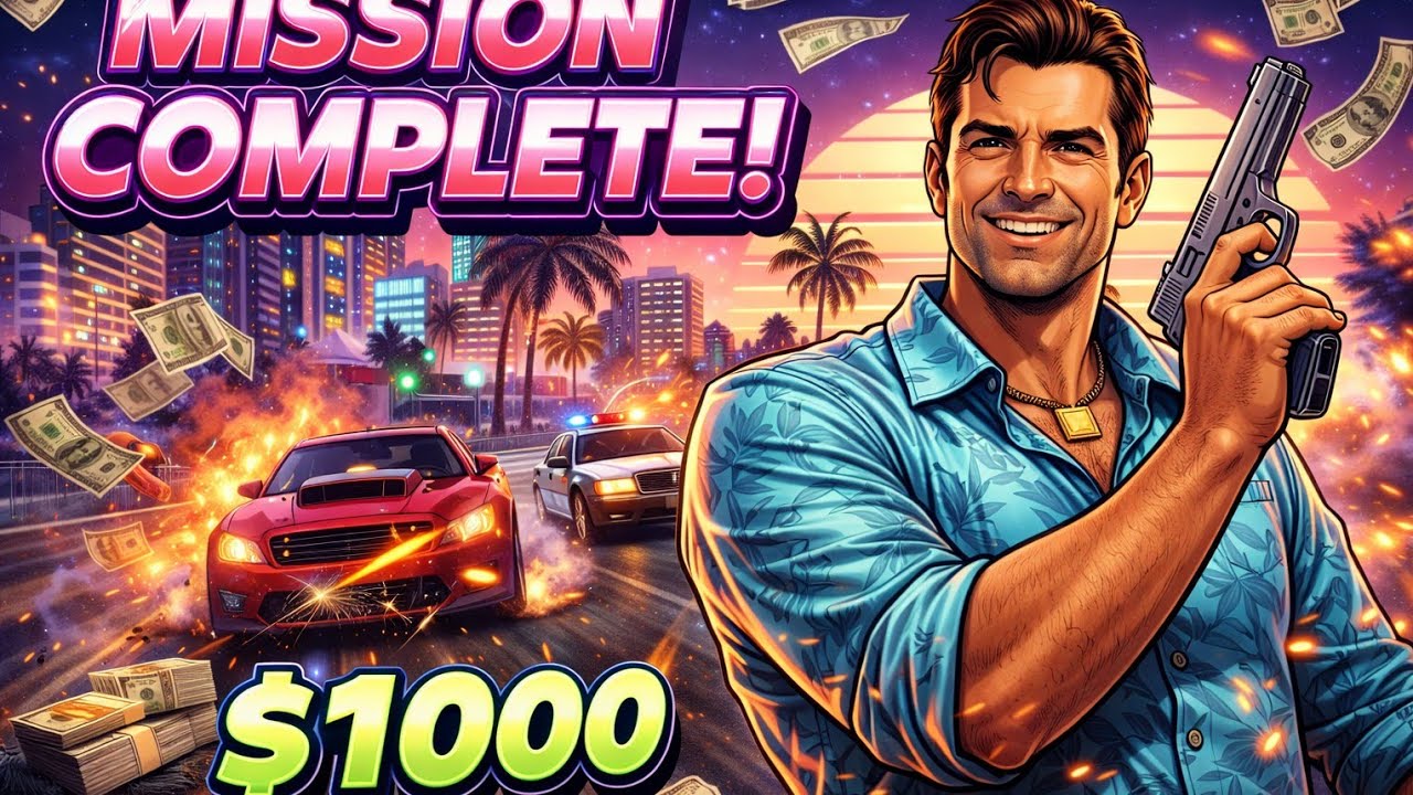 GTA VICE CITY MISSION COMPLETE ✅ 