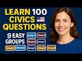 (2026) Learn All 100 Civics Questions for the U.S. Citizenship Test — Divided into 9 Easy Groups