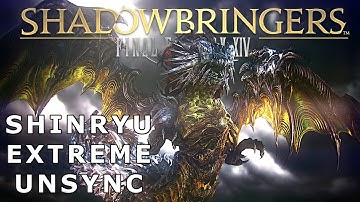 Final Fantasy 14 - Shinryu extrem unsync - LV80 - Gameplay - Deutsch