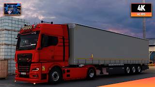 MAN TGX TG3 510 | Soria - Villarreal | ETS2 1.59 4K Gameplay + Wheel Cam