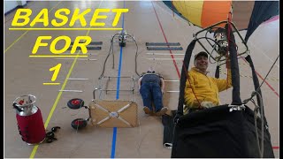 Super small hot air balloon basket (for a family size car) Wealth