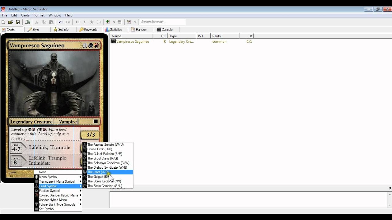 Magic Set Editor Criando Suas Cartas De Magic Youtube