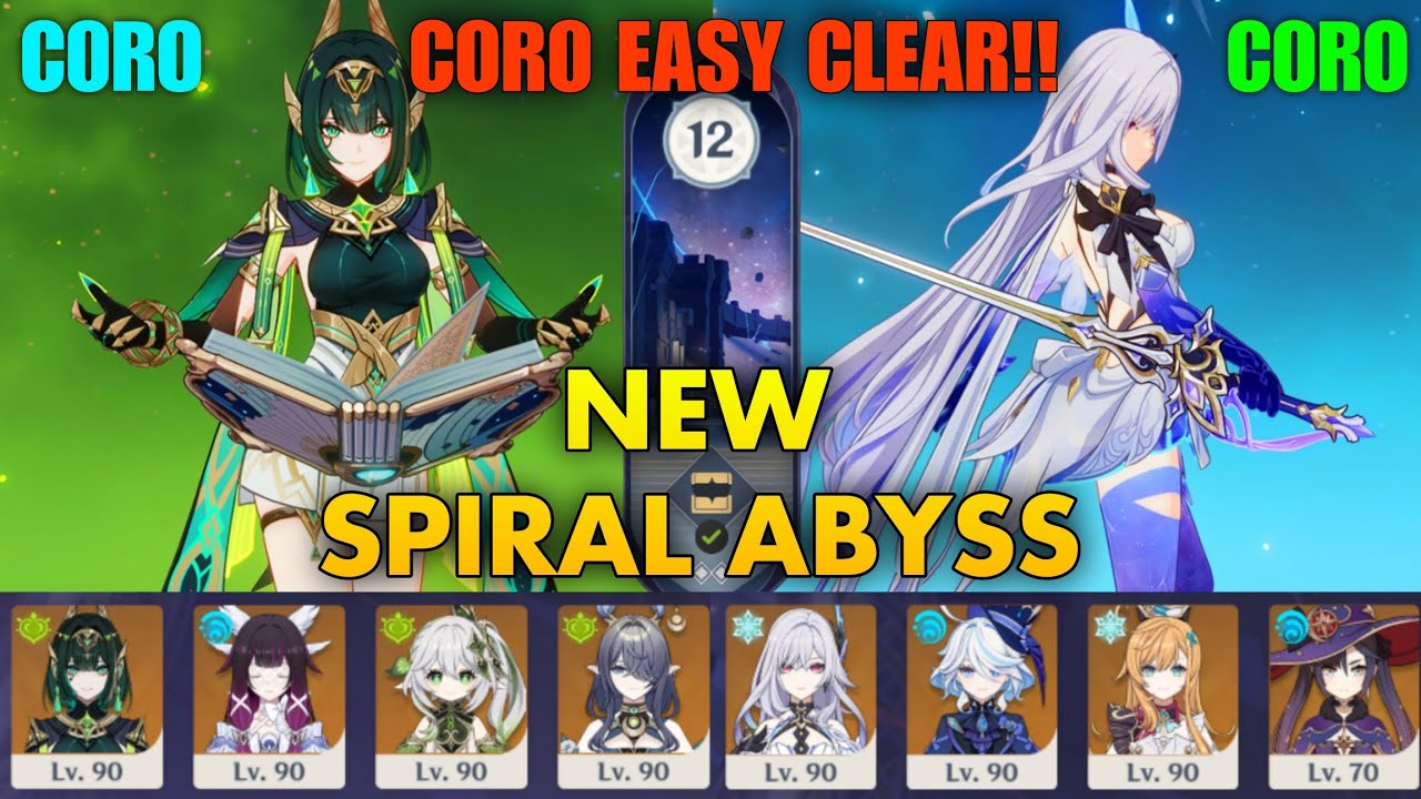 💥ABYSS DESTROYED💥 C0R0 SKIRK & NEFER | 6.4 NEW SPIRAL ABYSS - LUNA V | GENSHIN IMPACT