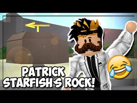 Bloxburg I Made Patricks Rock House From Spongebob Squarepants - spongebob squidward patrick house roblox